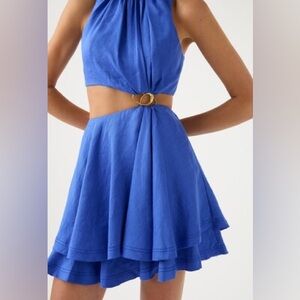 Aje Holt Cutout Ring Mini Dress- NWOT